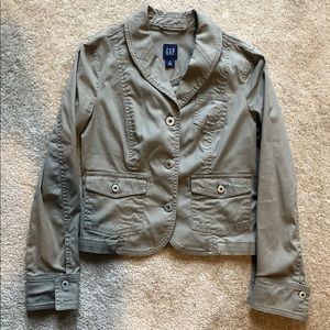 Gap lightweight olive green blazer